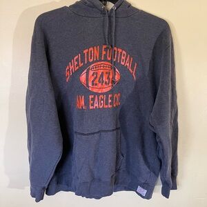 American Eagle Outfitters Men's Gray Hoodie Shelton Football Size XL